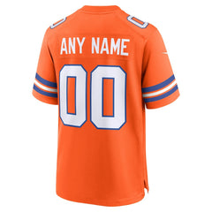 Denver Broncos Mile High Collection 1977 Throwback Custom Game Jersey Orange | Nike for Sale