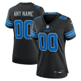 Detroit Lions Women's Alternate Custom Game Jersey Black | Nike for Sale