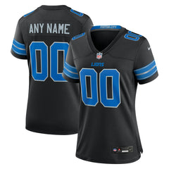 Detroit Lions Women's Alternate Custom Game Jersey Black | Nike for Sale