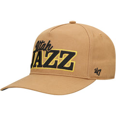 Utah Jazz '47 Barnes Hitch Adjustable Hat Tan - NBA