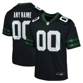 New York Jets Youth Alternate Custom Game Jersey Black | Nike for Sale