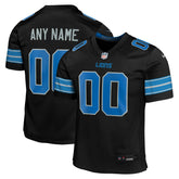 Detroit Lions Youth Alternate Custom Game Jersey Black | Nike for Sale