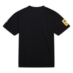 Mario Lemieux Pittsburgh Penguins Mitchell & Ness Premium Nickname Vintage Logo T-Shirt - Black - NHL