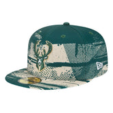 Milwaukee Bucks Tip-Off 59FIFTY Fitted Hat Hunter Green - NBA
