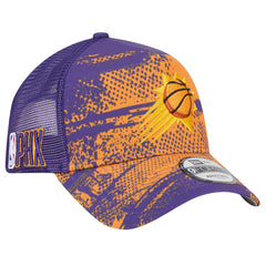 Phoenix Suns Tip Off A-Frame Trucker 9FORTY Adjustable Hat Purple/Orange - NBA