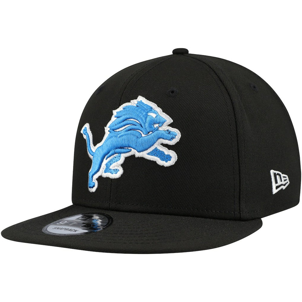 Detroit Lions New Era Basic 9FIFTY Snapback Hat Black | NFL