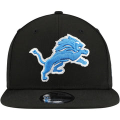 Detroit Lions New Era Basic 9FIFTY Snapback Hat Black | NFL