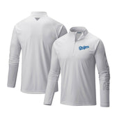 Los Angeles Dodgers Columbia Terminal Tackle Omni-Shade Raglan Quarter-Zip Pullover Top - MLB