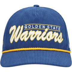 Golden State Warriors '47 Double Header Sidepatch Cord Hitch Adjustable Hat Royal - NBA