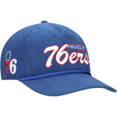 Philadelphia 76ers '47 Double Header Sidepatch Cord Hitch Adjustable Hat Royal - NBA