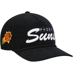 Phoenix Suns '47 Double Header Sidepatch Cord Hitch Adjustable Hat Black - NBA
