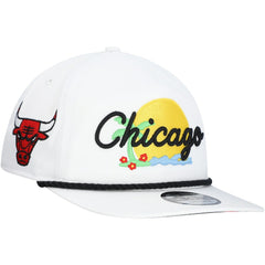 Chicago Bulls Island Oasis Golfer Snapback Hat White - NBA