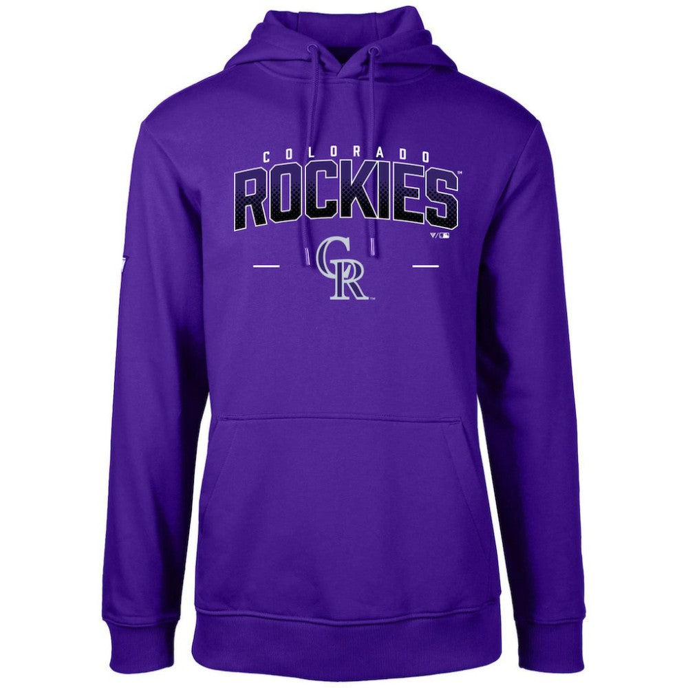 Colorado Rockies Levelwear Podium Doubleheader Pullover Hoodie - MLB