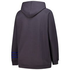 Toronto Maple Leafs Fanatics Women's Plus Size Lightweight Fleece Raglan Pullover Hoodie - Charcoal - NHL