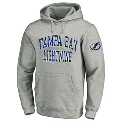 Tampa Bay Lightning Fanatics Big & Tall Fleece Pullover Hoodie - Heather Gray - NHL