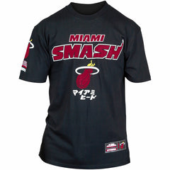 Miami Heat Hyperfly Unisex NBA x My Hero Academia All Might Smash T-Shirt Black - NBA