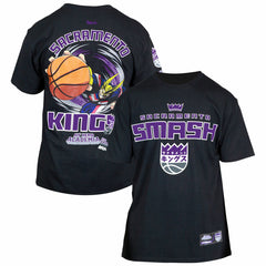 Sacramento Kings Hyperfly Unisex NBA x My Hero Academia All Might Smash T-Shirt Black - NBA