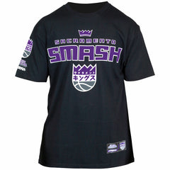 Sacramento Kings Hyperfly Unisex NBA x My Hero Academia All Might Smash T-Shirt Black - NBA
