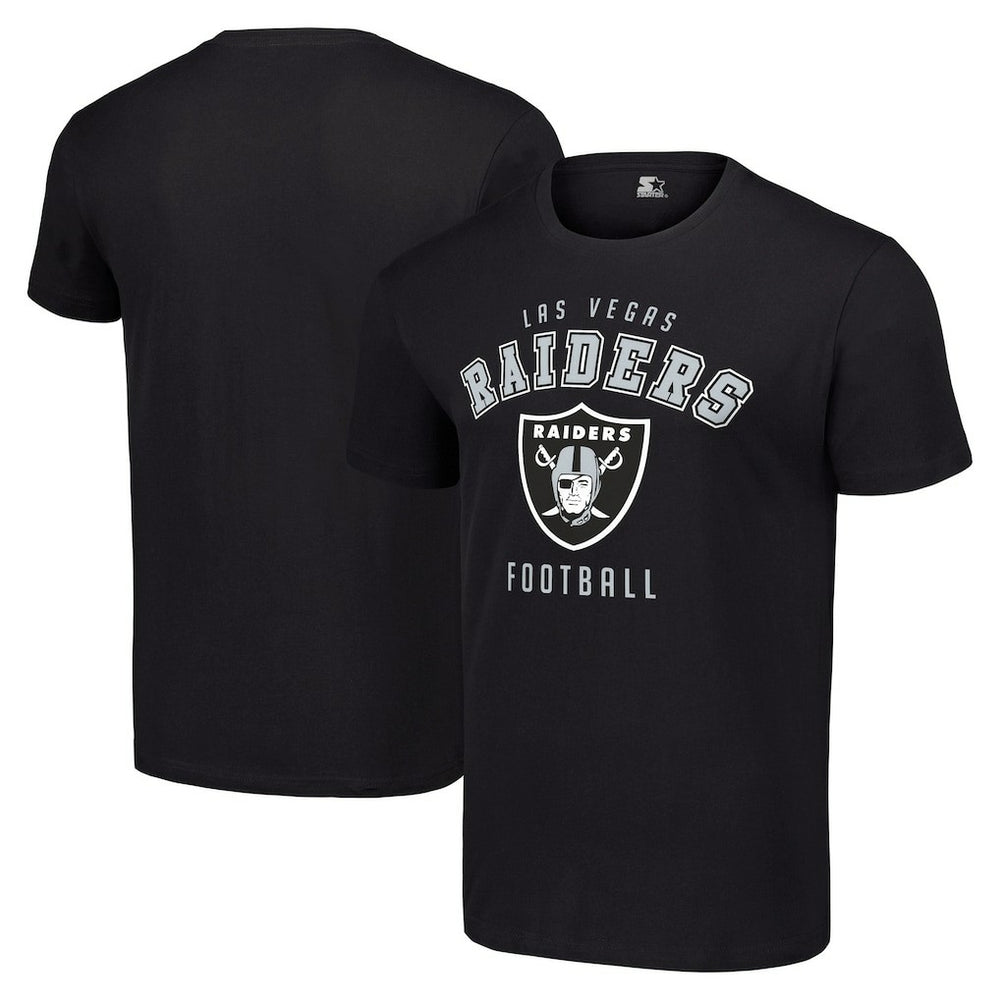 Las Vegas Raiders Starter Logo T-Shirt Black | NFL