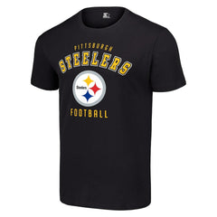 Pittsburgh Steelers Starter Logo T-Shirt Black | NFL