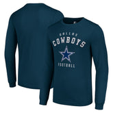 Dallas Cowboys Starter Long Sleeve T-Shirt Navy | NFL