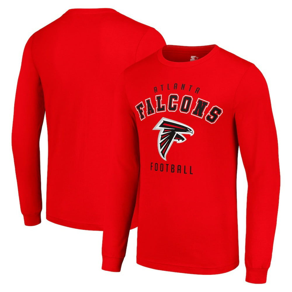 Atlanta Falcons Starter Long Sleeve T-Shirt Red | NFL