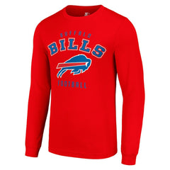 Buffalo Bills Starter Long Sleeve T-Shirt Red | NFL