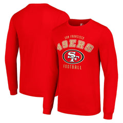 San Francisco 49ers Starter Long Sleeve T-Shirt Scarlet | NFL