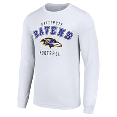 Baltimore Ravens Starter Long Sleeve T-Shirt White | NFL