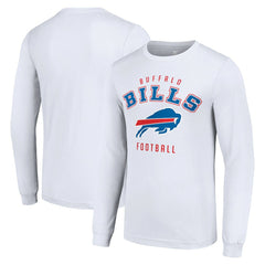 Buffalo Bills Starter Long Sleeve T-Shirt White | NFL