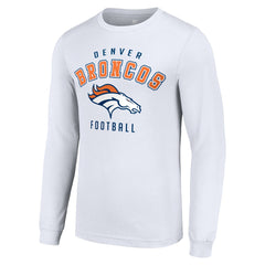 Denver Broncos Starter Long Sleeve T-Shirt White | NFL