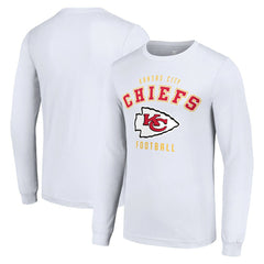 Kansas City Chiefs Starter Long Sleeve T-Shirt White | NFL