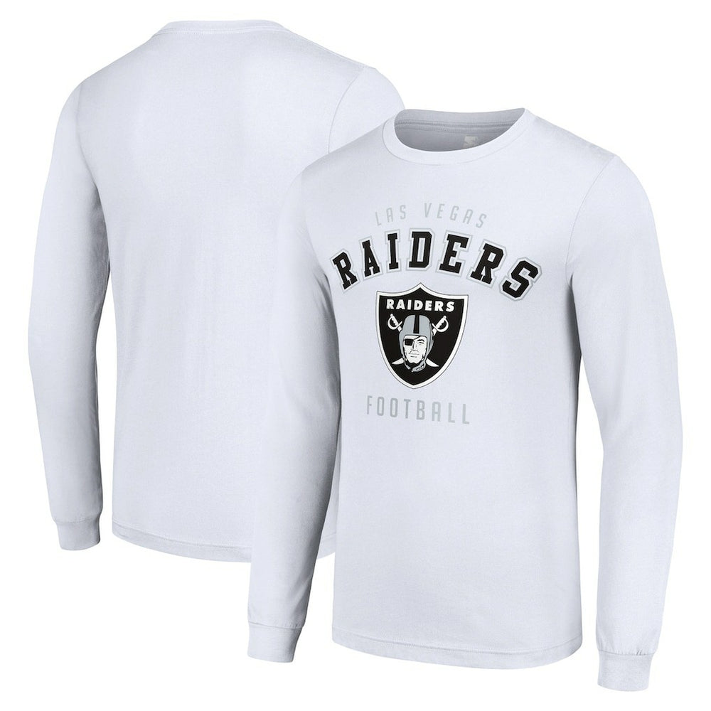 Las Vegas Raiders Starter Long Sleeve T-Shirt White | NFL