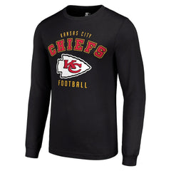 Kansas City Chiefs Starter Long Sleeve T-Shirt Black | NFL
