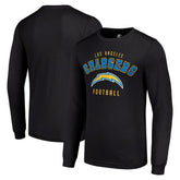 Los Angeles Chargers Starter Long Sleeve T-Shirt Black | NFL