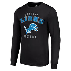 Detroit Lions Starter Long Sleeve T-Shirt Black | NFL