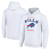 Buffalo Bills Starter Unisex Logo Pullover Hoodie White | NFL