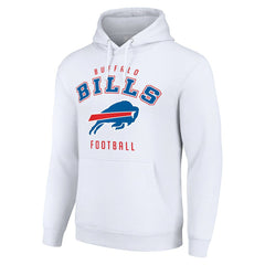 Buffalo Bills Starter Unisex Logo Pullover Hoodie White | NFL