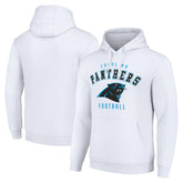 Carolina Panthers Starter Unisex Logo Pullover Hoodie White | NFL