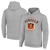 Cincinnati Bengals Starter Unisex Logo Pullover Hoodie Heather Gray | NFL