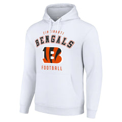 Cincinnati Bengals Starter Unisex Logo Pullover Hoodie White | NFL
