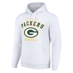 Green Bay Packers Starter Unisex Logo Pullover Hoodie White | NFL