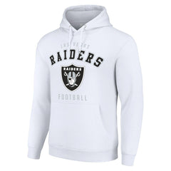 Las Vegas Raiders Starter Unisex Logo Pullover Hoodie White | NFL