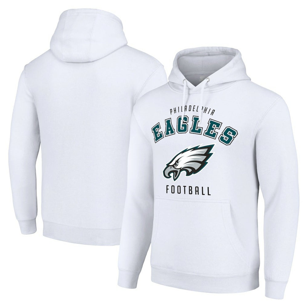 Philadelphia Eagles Starter Unisex Logo Pullover Hoodie White | NFL