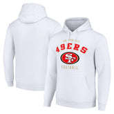 San Francisco 49ers Starter Unisex Logo Pullover Hoodie White | NFL