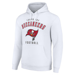Tampa Bay Buccaneers Starter Unisex Logo Pullover Hoodie White | NFL