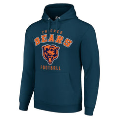 Chicago Bears Starter Unisex Logo Pullover Hoodie Navy | NFL