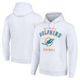 Miami Dolphins Starter Unisex Logo Pullover Hoodie White | NFL