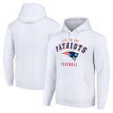 New England Patriots Starter Unisex Logo Pullover Hoodie White | NFL