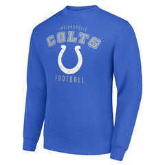 Indianapolis Colts Starter Team Logo Pullover Sweatshirt Royal | NFL
